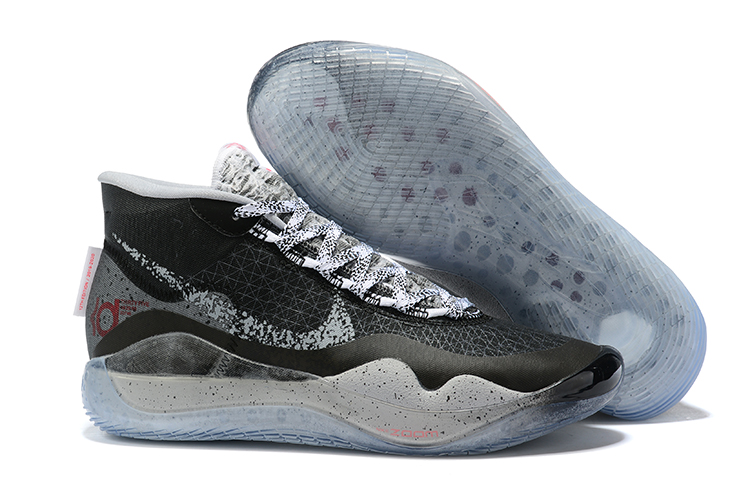 New Nike KD 12 Black Grey Shoes